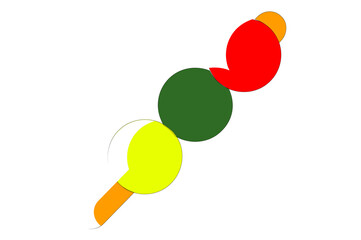 Spring Roll Isolated Vector Illustration which can be easily Download