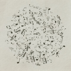 Old musical background.