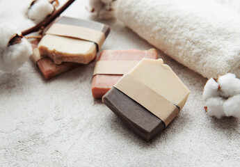 Handmade organic soap bars