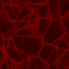 Red cracked frosted ice ink watercolor