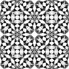 Geometric seamless pattern, ornament, fashion print, vector decorative texture.