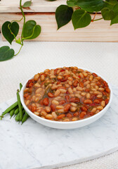 Three bean salad. A popular South African side dish