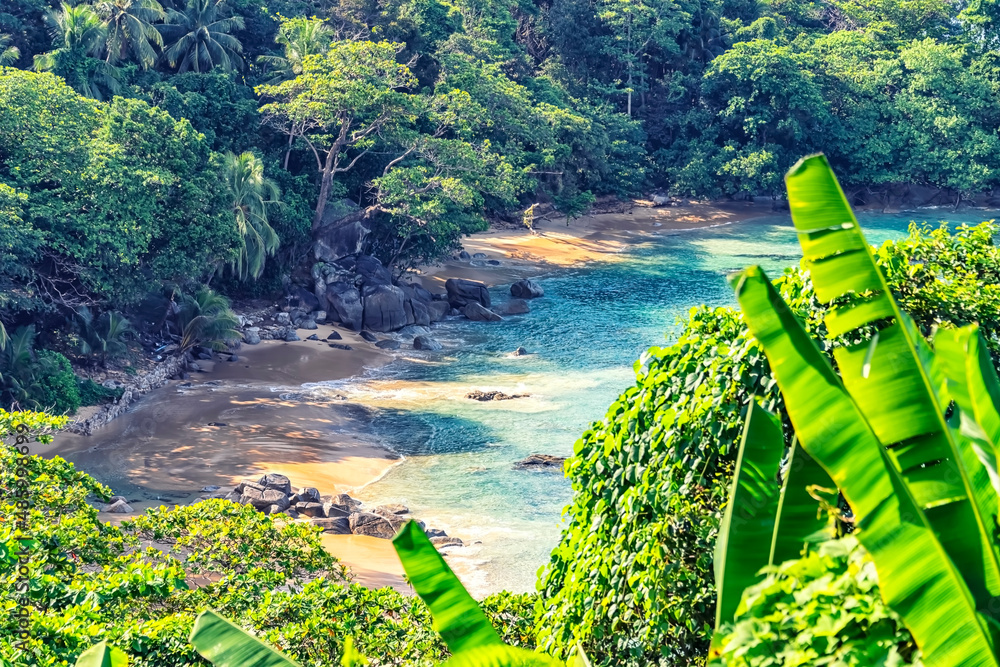 Wall mural laem sing beach in phuket island, thailand