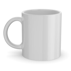 Blank Ceramic Mug Isolated on white background
