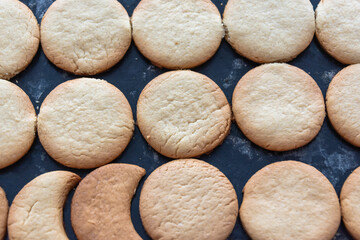 Cookies from the oven. Cooking.