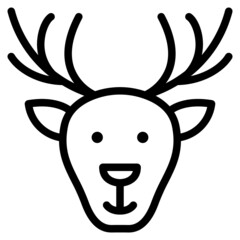 Deer Icon Illustration
