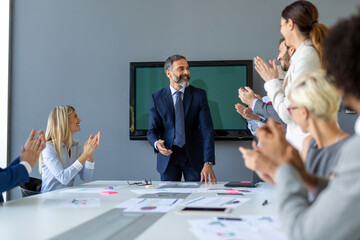 Business people working as a team at the office