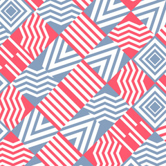 Pink and Grey geometrical shapes designed for abstractive background template and modern geometrical shapes creation textiles design for business or technology elements style