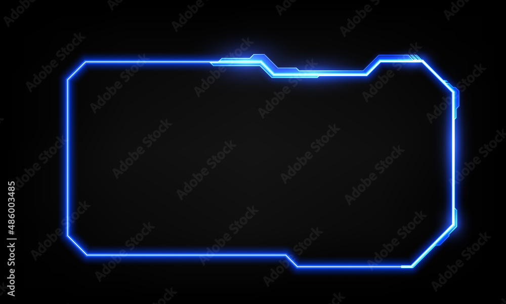Poster abstract hud ui gui future futuristic screen system virtual design