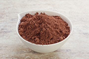 Natural organic cocoa powder for culinary