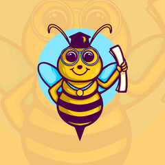 Bee Back To School Character