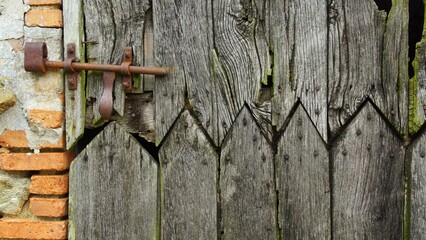 Serrure  porte abandonnée