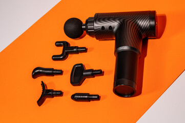 Handheld wireless professional therapeutic shock massage gun
