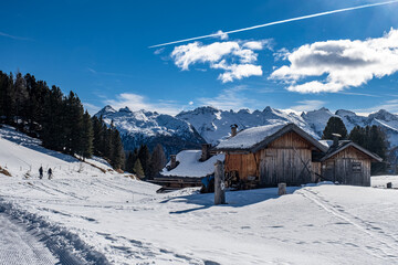 Trentino, paesaggio invernale