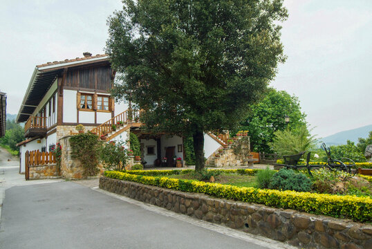 Edificio del restaurante Aretxondo en Galdacano, Vizcaya, País Vasco