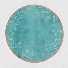 Round decorative frame for decoration