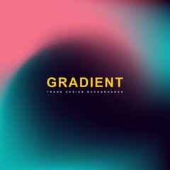 Colorful gradient mesh background. Vector abstract dark gradient illustration.