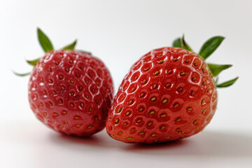 Fruit strawberry on white background