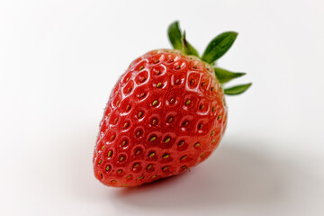 Fruit strawberry on white background