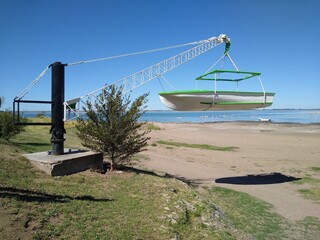 fishing boat on the beach