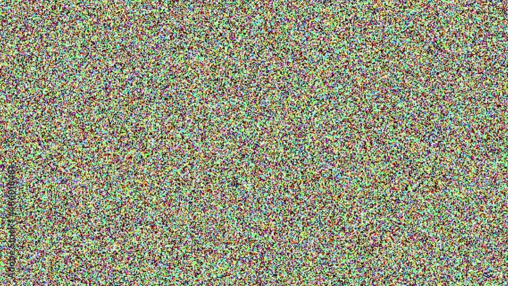 Aufkleber looping video interference footage. imitation of a datamoshing video.