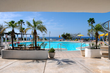 swimming pool in the resort