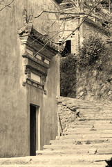 Old photos of Chinese rural residential buildings