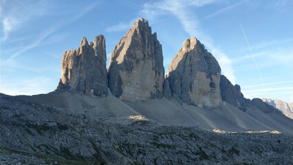 Obraz premium TRE CIME DI LAVAREDO CORTINA DOLOMITI ITALIA