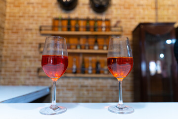 glasses of wine