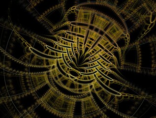 Imaginatory fractal abstract background Image