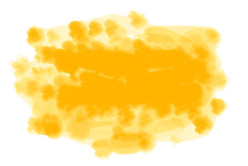 Orange watercolor splash background