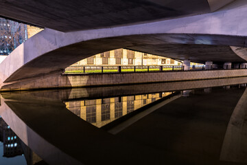 bridge over the river