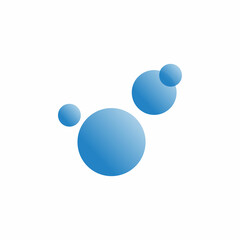 Natural realistic bubble illustration vector design