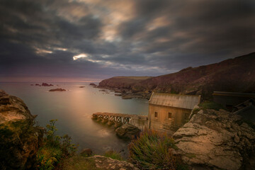 boat house Lizard peninsula cornwall