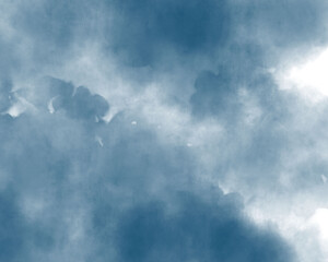 曇り空のイラスト　背景　