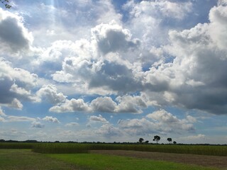 Obraz premium landscape with clouds and sky