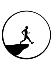 Läufer Klippen Mond 