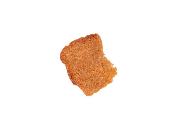 rye cracker isolated on a white background