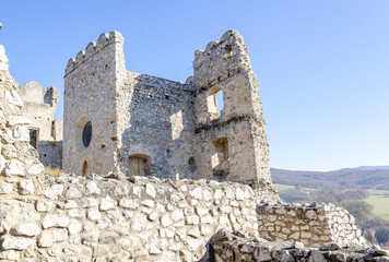 ruins of the castle, Beckov, Slovakia 