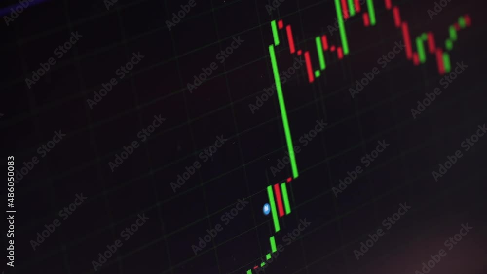 Poster cryptocurrency chart, bitcoin graph rising. the value of digital money cryptocurrency is rapidly ris