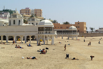 Cádiz (Spain). Headquarters Underwater Archeology Center in La Caleta Beach in the city of Cádiz © Rafael