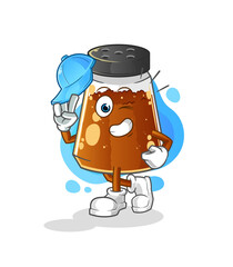 Obraz premium pepper powder young boy character cartoon