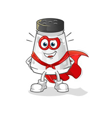 salt shaker heroes vector. cartoon character