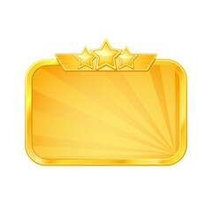 Board of achievements of the winner. Rating interface. Vector illustration 
