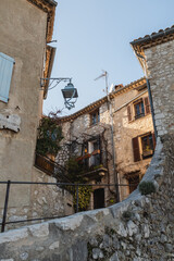 Fototapeta premium Visiting Provencal Streets in Saint Paul De Vence, South of France