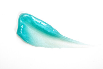 niebieski błyszczyk maz produktu 