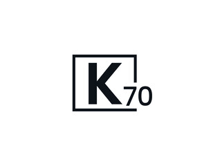 K70, 70K Initial letter logo