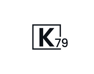 K79, 79K Initial letter logo