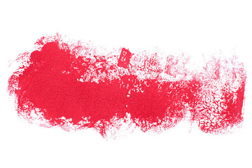 abstract acrylic watercolor paint brush stroke texture isolated on white background for logo and banner. design, creative, and illustration.