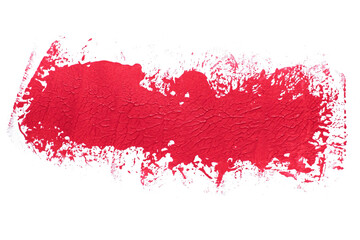 abstract acrylic watercolor paint brush stroke texture isolated on white background for logo and banner. design, creative, and illustration.